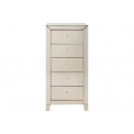 Cabinet Luxury Champagne, 5 drawers, H110x49x41cm