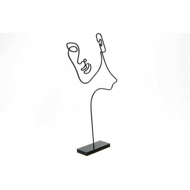 Decorative figure Face Rachel, 11x21.5x40cm 